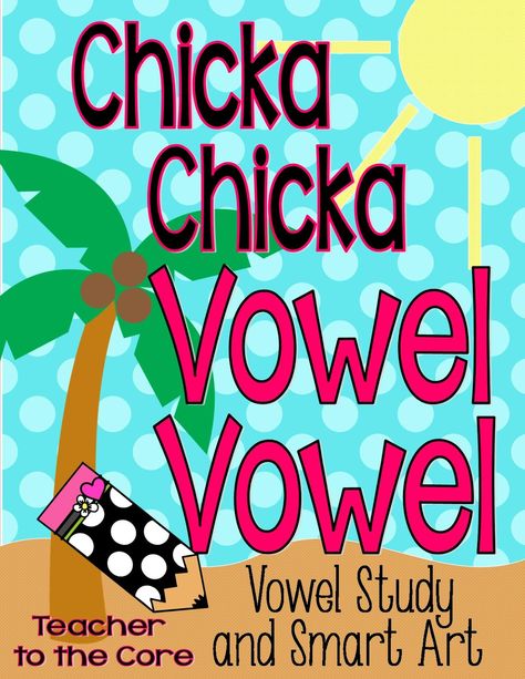 $ Teacher to the Core: Chicka Chicka Boom Boom -Learning to differentiate between consonants and vowels, filling in the medial vowels, and smart art. Teaching Vowels, Cvc Word Work, Reading Foundational Skills, Autumn Teaching Ideas, Chicka Chicka Boom Boom, Teacher Must Haves, Chicka Chicka, Teaching First Grade, Foundational Skills