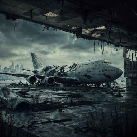 Apocalyptic Scenery, Post Apocalyptic Games, Apocalyptic Art, Apocalypse Landscape, Male Art Reference, Dystopian Aesthetic, Abandoned City, Sci Fi Landscape, Apocalypse World