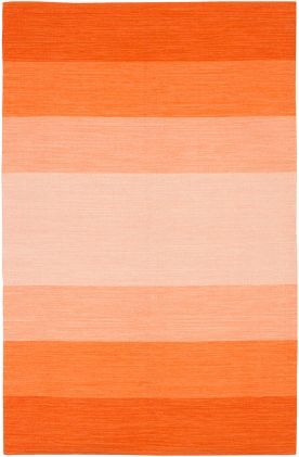 Chandra Rugs India Wide Stripe Orange Rug Carpet Orange, Indian Eyes, India Rug, Orange Ombre, Orange Walls, Orange Aesthetic, Orange Wallpaper, Orange Area Rug, Wide Stripes