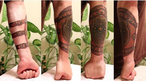 Bracer Tattoo, Leather Bracers, Wild Heart, Forearm Tattoo, Wild Hearts, Hand Henna, Hand Tattoos, Tatting, Tattoo Ideas