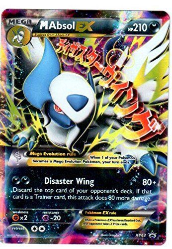 Amazon.com: Pokemon Mega Absol EX # XY63 Foil Holo Promo Card XY 63 M Absol EX: Toys & Games Pokemon Cards Legendary, Mega Evolution Pokemon, Kartu Pokemon, Rare Pokemon Cards, Cool Pokemon Cards, Mega Pokemon, Mega Evolution, Collectible Trading Cards, Pokemon Trading Card Game