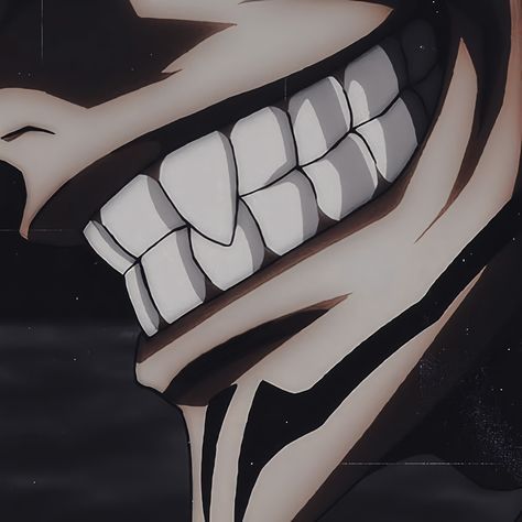 Sukuna Evil Smile, Sukuna Smile, Sukuna Mouth, Sukuna Eyes, Mouth Shapes, Naruto Eyes, Evil Smile, One Piece Cartoon, Anime Smile