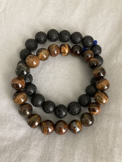 Excited to share the latest addition to my #etsy shop: Unisex Handmade Semi-Precious Tiger Eye and Lava Stone Elastic Bracelet Set of Two https://etsy.me/3jz8coG #round #no #unisexadults #gemstone #tigereye #lavastone #semiprecious #handmade #unisex Tigers Eye Bracelet, Bracelet Thick, Lava Stone Bracelet, Lava Bracelet, Stainless Steel Chain Necklace, Red Tigers Eye, Tiger Eye Bracelet, Natural Stones Necklace, Natural Stone Bracelets