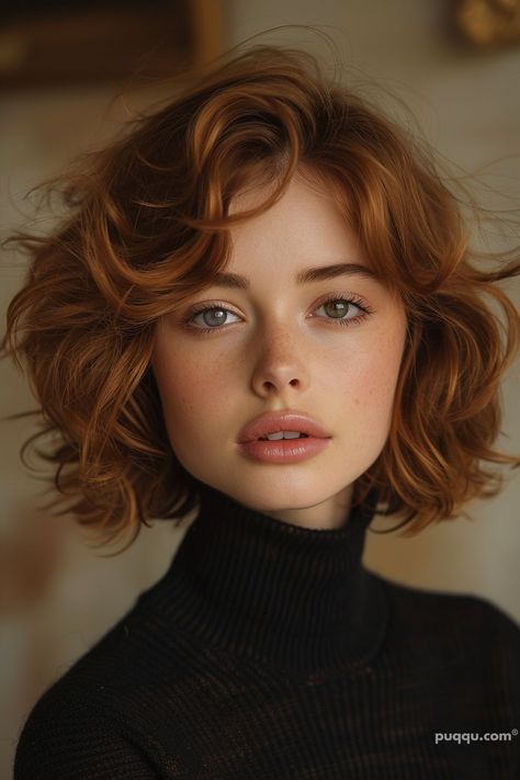 Discover the charm of a 90's bob haircut for an old money look. Unleash vintage elegance with our style guide. Embrace timeless beauty today! Red French Bob, Short Wavy Haircuts, Hair Color Unique, Wavy Haircuts, Hair Color Highlights, Short Hair Color, Auburn Hair, Summer Hair, Short Curly Hair