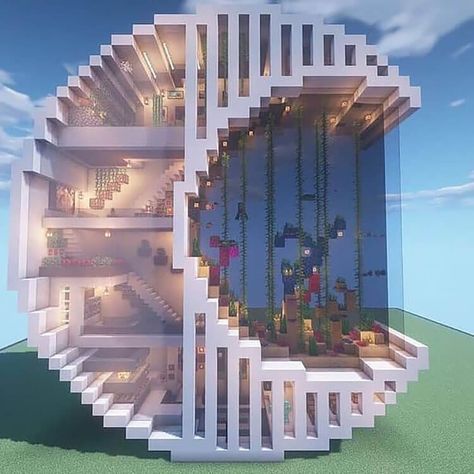 30 Minecraft Building Ideas You're Going to Love - Mom's Got the Stuff Chalet Minecraft, Minecraft Hus, Minecraft Cool, Things To Build In Minecraft, Mansion Minecraft, Villa Minecraft, Aesthetic Minecraft Builds, Build In Minecraft, Minecraft Creative