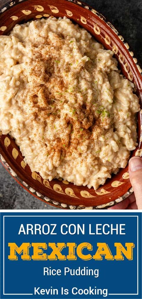 Rice Cinnamon, Mexican Rice Pudding, Homemade Mexican Rice, Hotdish Recipes, Homemade Pasta Recipe, Homemade Fudge, Comfort Food Recipes Dinners, Mexican Rice, Mexican Dessert