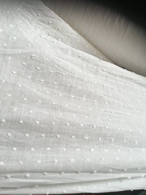 White 100% Cotton Embroidered Swiss Dot Fabrice 56-57” The price is per yard. Swiss Dot Fabric, Cotton Lawn Fabric, Eyelet Fabric, Embroidered Lace Fabric, Lawn Fabric, Dotted Fabric, Custom Curtains, Swiss Dot, Clothes Crafts