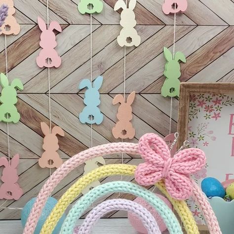 HOME IDEALIST on Instagram: "Lovely Knitted Wire Rainbow 🌈✨
Link in Bio to get the Easter templates.
.
.
.
#eastertricotin #easter #easterrainbow #eastertemplates" Wire Rainbow, Rainbow Template, Easter Templates, Wire Craft, Knitted Wire, Wire Crafts, Link In Bio, Easter, Rainbow