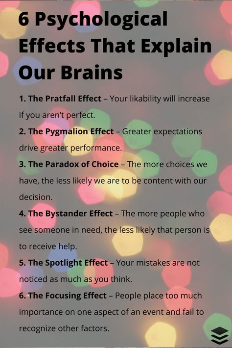 6 Psychological Effects That Affect How Our Brains Tick Self Psychology, How To Read People Psychology, Performance Psychology, Doctor Patient, Social Psychology, Brain Facts, Psychological Effects, Behavioral Science, Vie Motivation