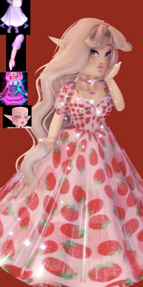 Royale High All Wheel Items, Royal High Barbie Outfits, Sunset Island Royale High Themes, Food For Thought Royale High Outfit, Outfit Ideas Royale High, High Tips, Rh Combos, Rh Hacks, Royale High Outfits