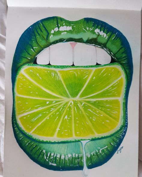 Lemon Drawing, Cap Drawing, Precious Moments Quotes, Pen Illustration, Lips Drawing, Drawing Inspiration, Lemonade, Pencil Drawings, Colored Pencils