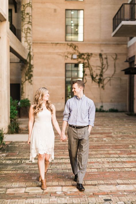 Historic Pearl Brewery Engagement Photos | San Antonio Wedding Photographer Engagement Photos At The Pearl Brewery, Pearl Brewery San Antonio Photography, Winter Engagement Party Outfit, Photos For Graduation, San Antonio Engagement Photos, Country Engagement Party, Quince Photoshoot, Snow Engagement Photos, Engagement Party Outfit