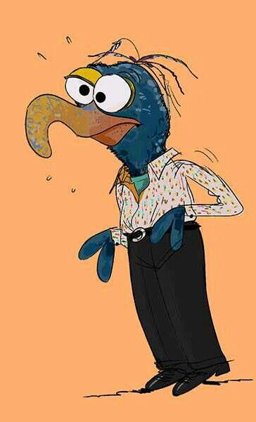 Gonzo Muppets Fanart, Gonzo Drawing, Muppet Outfit, Gonzo Muppets, Fozzie Bear, Sesame Street Muppets, The Muppet Show, Bear Tattoo, Swag Art