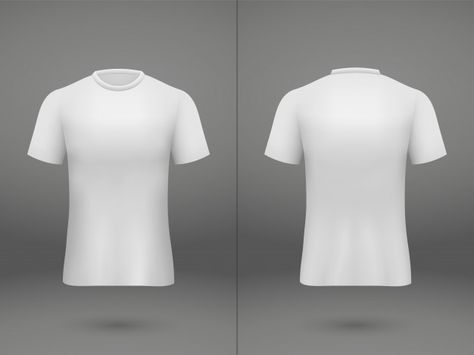 Realistic template soccer jersey t-shirt... | Premium Vector #Freepik #vector #logo #template #fashion #sport Template Jersey Polos, Template Jersey, Jersey Polos, Jersey Template, T Shirt Template, Free T Shirt Design, T Shirt Design Template, Blank T Shirts, Shirt Template