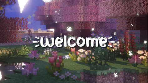 Minecraft Youtube Banner, Welcome Banner, Youtube Banner, Youtube Banners, Minecraft, Paris, Quick Saves, Kawaii