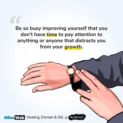 Be so busy improving yourself that you don't have time to pay attention to anything or anyone that distracts you from your growth. #WednesdayWisdom #WednesdayThoughts #MotivationalQuotes #WebHosting #Quotes Be So Busy Improving Yourself, April Goals, Improving Yourself, Chanakya Quotes, Brainy Quotes, Japanese Quotes, Eye Exercises, Wednesday Wisdom, Cute Stories