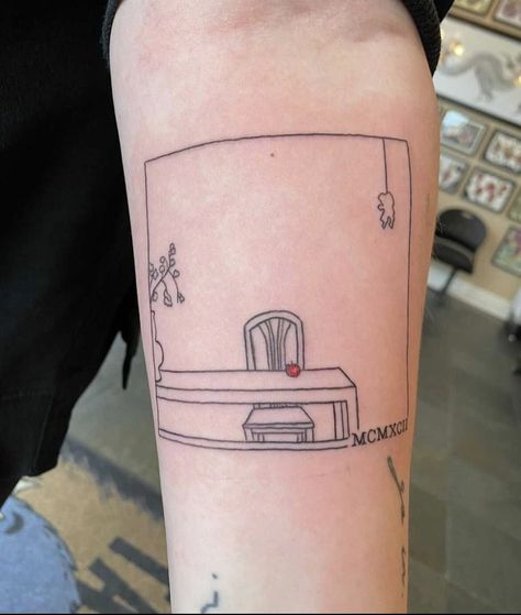 Watching Movies With The Sound Off Tattoo, Max Miller Tattoo, Mac Miller Watching Movies, Music Tats, Mac Miller Tattoos, Mirror Tattoos, Tats Ideas, Body Gems, Song Tattoos