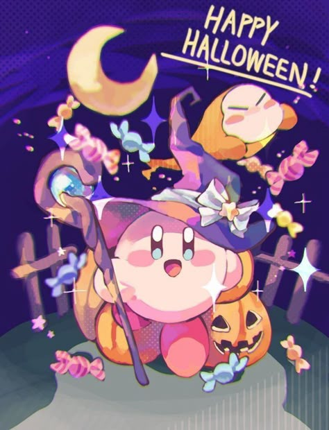 Kirby Character, Kirby Art, Nintendo Art, Cute Pokemon Wallpaper, Unicorn Art, Office Prints, Halloween Pictures, Cute Profile Pictures, Kawaii Wallpaper