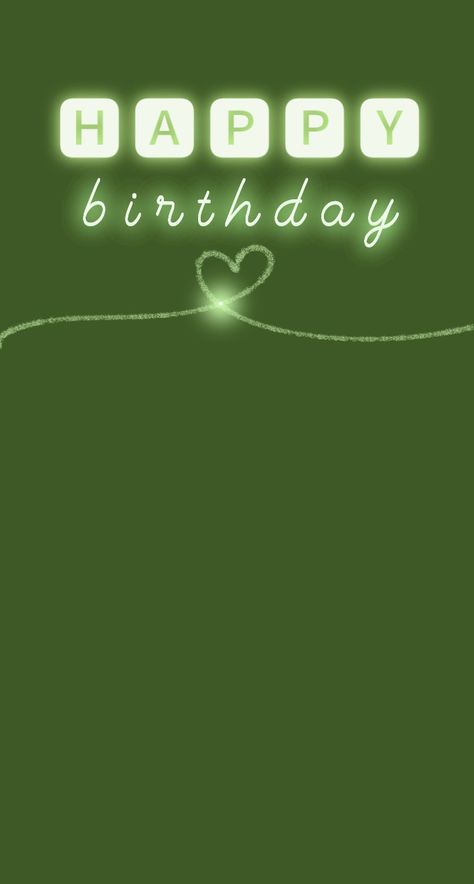 Green Birthday Template Instagram, Green Happy Birthday Template, Story Template Birthday, Birthday Template Instagram, Bday Template, Happy Birthday Text Message, Green Happy Birthday, Instagram Template Story, Ig Story Template