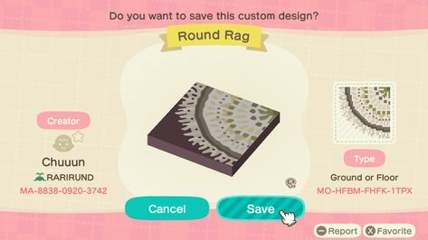 Acnh Circle Rug Design Code, Acnh Kyle, Christmas Acnh, Acnh Path, Ac Codes, Acnh Paths, Round Blanket, Fringe Rugs, Animal Crossing Qr Codes Clothes