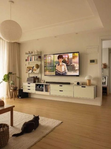 Apartment Living Room Design, Dream Apartment Decor, Dream House Rooms, Cozy Room Decor, Home Design Living Room, Apartment Decor Inspiration, Room Makeover Bedroom, Dream Room Inspiration, Dream House Interior