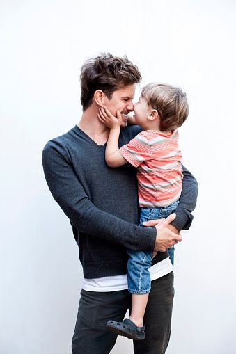 Father Holding Son, Father Son Photos, Dad And Son, Human Reference, Body Reference Poses, Human Poses Reference, Figure Poses, Face To Face, Poses References