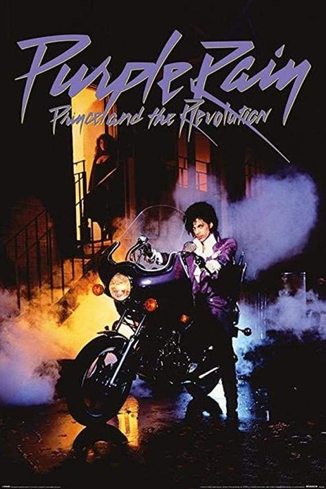 Prince Purple Rain Movie, Purple Rain Album, Purple Rain Movie, 80s Album Covers, 80s Posters, Prince Poster, 80s Poster, Prince And The Revolution, Rain Design