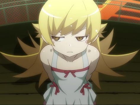 Shinobu Oshino, Kiss Shot, Nightmares Art, Monogatari Series, Living Dead, Cute Anime Wallpaper, Anime Poses Reference, Anime Poses, Pose Reference