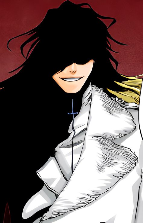 Bleach Anime Manga, Quincy Bleach, Anime Manga Icons, White Hair Anime Guy, Anime Smile, Anime Black Hair, Bleach Anime Art, Dog Icon, Bleach Characters