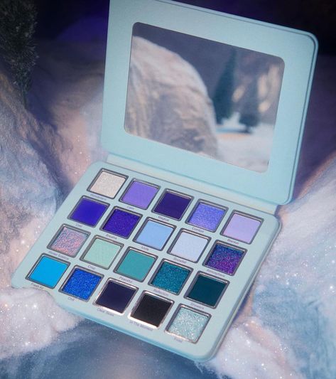 Winter Eyeshadow Palette, Winter Eyeshadow, New Eyeshadow Palettes, Cute Eyeshadow Looks, Magical Winter, Pastel Mint, Tarte Cosmetics, Loose Glitter, Shop Makeup