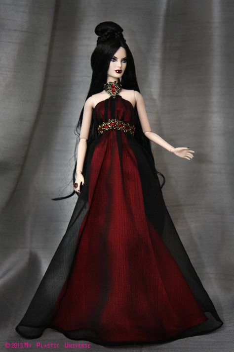 Haunted Beauty Vampire™ Barbie® // I think it would probably be a good idea to put blush on tomorrow. Vampire Barbie Costume, Vampire Doll, Goth Barbie, Halloween Barbie, Barbie Halloween Doll, Original Draculaura Doll, Gothic Dolls Victorian, Twilight Barbie Dolls, Haunted Beauty Barbie