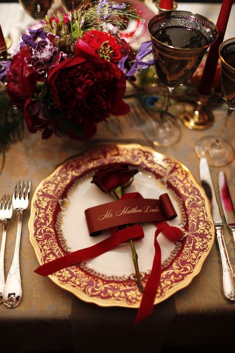 Kay Olivia Keren and Ryan Jackson's Fairytale Wedding at the Ritz Paris - Romance at the Ritz: The Ultimate Fairytale Wedding in Paris. Place cards by Atelier Isabey Pink Gold Wedding Theme, Wedding Themes Red, Wedding Color Schemes Red, Trendy Wedding Themes, Wedding Color Schemes Winter, Pink Gold Wedding, Red Wedding Theme, Pink And Gold Wedding, Gold Wedding Theme