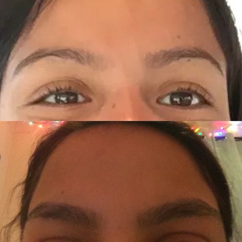 Castor oil works wonders Castor Oil On Eyebrows, Thick Eyebrows Aesthetic, Castor Oil Eyelashes Before And After, Castor Oil Before And After, Vaseline Eyebrows, Eyebrow Goals, Castor Oil Eyebrows, Grow Eyebrows, Grow Eyebrows Thicker