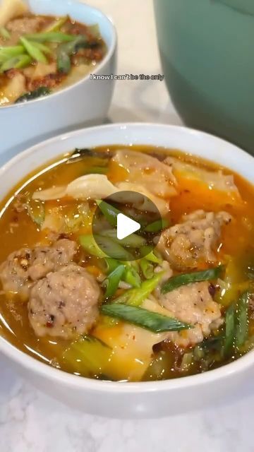 165K views · 13K likes | The best soups on Instagram: "@eat_figs_not_pigs i know I can’t be the only one who *loves* wonton soup, but can’t always be bothered to prepare homemade wontons … especially when the craving hits out of nowhere, you know what I mean?! So i came up with  the genius idea of making a deconstructed wonton soup 😏 it’s everything you love about a traditional wonton soup, with literally half the effort! you’re welcome 🤝  grab the full recipe linked in my bio, or Google search “Eat Figs Not Pigs Deconstructed Wonton Soup”!  #wonton #wontonsoup #vegansoup #soup #soupseason #souprecipe #dinnerideas #Easyrecipes #fyp #viral #soup #thebest #easyrecipes #reels #love #kitchen #foryou #foodie #souprecipes #eeeeeats" Won Ton Soup Recipe Easy, Keto Wonton Soup, Wonton Soup Recipe Easy, Lazy Wonton Soup, Homemade Wontons, Deconstructed Wonton Soup Recipe, Easy Wonton Soup, Won Ton Soup, Authentic Wonton Soup