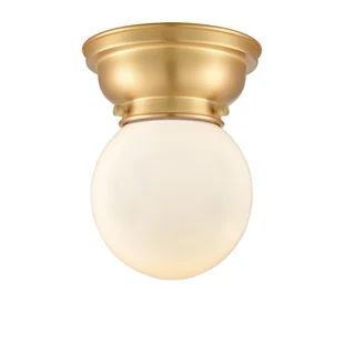 Wayfair | Gold Flush Mount Lighting You'll Love in 2022 Antique Brass Light Fixtures, Steel Canopy, Light Fixtures Flush Mount, Led Flush Mount, Flush Mount Lighting, Incandescent Bulbs, Flush Mount Ceiling, Flush Mount Ceiling Lights, Antique Copper