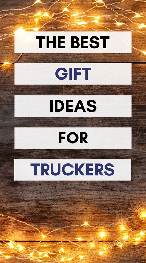 Rev up your gift-giving game with these awesome gifts for truck drivers! Show your appreciation for the hard-working drivers in your life with our collection of practical and fun gift ideas. From comfy seat cushions to cool gadgets, we've got everything a trucker needs to make life on the road more comfortable and enjoyable. Browse our selection of gifts and surprise your favorite trucker with a gift they'll love. Truck Gifts For Men, Care Package For Truck Driver, National Truck Driver Appreciation Week Ideas, Gifts For Truckers Truck Drivers, Gifts For A Truck Driver, Driver Appreciation Ideas Truck, Trucker Appreciation Week Ideas, Truck Driver Appreciation Week Ideas, Driver Appreciation Ideas