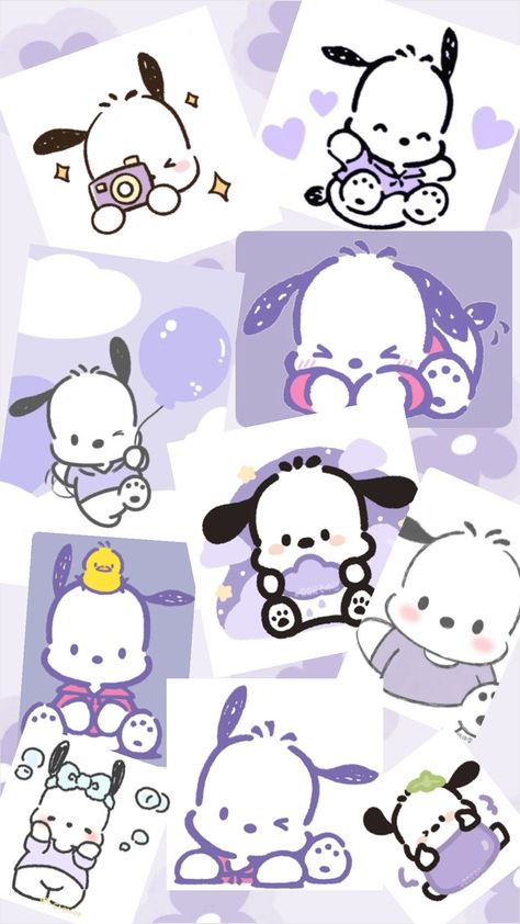 #pochacco #wallpaper Pochacco Wallpaper, Telegram Themes, Bape Wallpaper Iphone, Pink Wallpaper Ipad, Images Hello Kitty, Walpaper Hello Kitty, Cute Blue Wallpaper, Me And My Friends, Images Kawaii