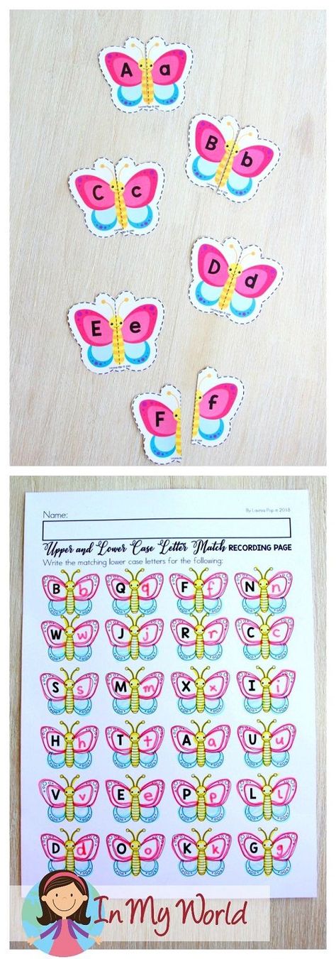 Literacy Worksheets Preschool, Kindergarten Centres, Education Printables, Centers Kindergarten, Family Gift Exchange, Centers For Kindergarten, Preschool Spring, Butterflies Activities, Group Games For Kids