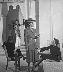 California Couture: Irene at Bullocks-Wilshire | HuffPost Life Irene Lentz, Hollywood Costume, Lana Turner, Carole Lombard, 20th Century Fashion, Vintage Los Angeles, Beautiful Suit, American Fashion Designers, 40s Fashion