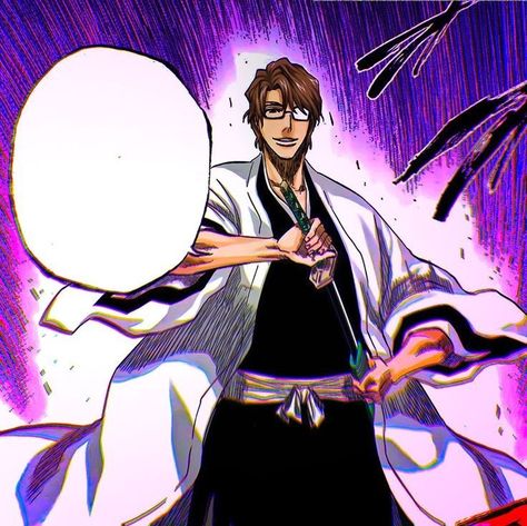 Shunsui Kyoraku, Panel Manga, White Hair Anime Guy, Sosuke Aizen, Hellsing Ultimate Anime, Aizen Sousuke, Naruto Show, Aizen Sosuke, Cool Kids Club