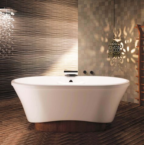 Plastic Bathtub, Pedestal Tub, Raised Deck, Baths Interior, Water Spout, Bath Tubs, Shower Units, Standing Bath, Freestanding Bath