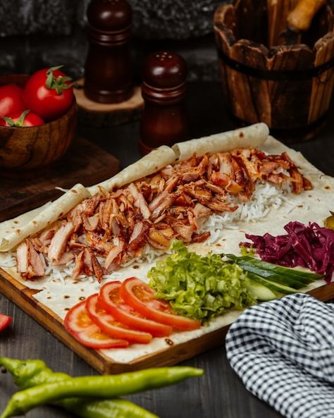 Free photo chicken doner wrap with veget... | Free Photo #Freepik #freephoto #wrap #chicken-doner #fresh-vegetables #chicken-plate Chicken Doner, Infographic Design Inspiration, Inspiration Ideas, Infographic Design, Free Photo, Free Photos, Design Inspiration, Chicken, Stock Photos