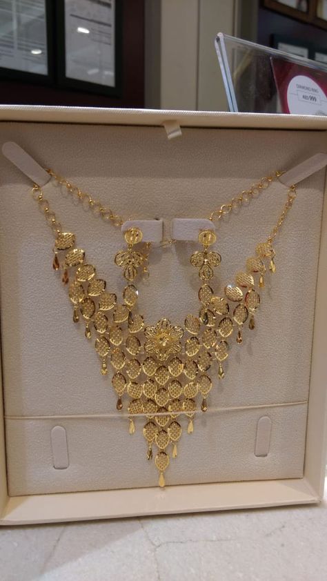 Turkish Gold Jewelry, Necklace Set, Gold Jewelry, Dubai, Gold Necklace, Gold, Design