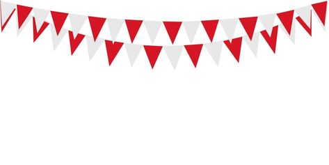 Bunting Hanging Red and White Flag Triangles Banner Background. Bunting flags for celebration, party, fair, market, sale. China, Canada, Swiss, Denmark concepts. Triangle Flag, Red And White Flag, Triangle Banner, Hanging Flag, Bunting Flag, White Flag, Wall Banner, Bunting Flags, Banner Background