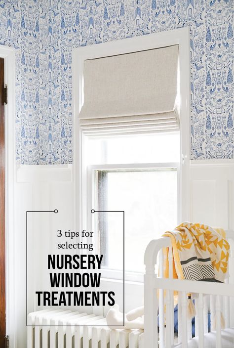 Nursery Blinds, Nursery Window Treatments, Nursery Window, Pink Blackout Curtains, Window Treatments Ideas, Nursery Planning, White Blinds, Blogger Inspiration, Bedroom Decorating Ideas