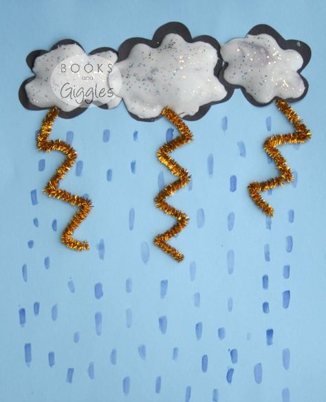 Puffy Paint Thunderstorm Craft Thunderstorms Painting, Wallpaper Thunderstorms, Thunderstorms Drawing, Thunderstorms Tattoo, Thunderstorms Aesthetic, Thunderstorms Photography, Thunderstorms Quotes, Weather Crafts For Kids, Thunderstorms Lightning