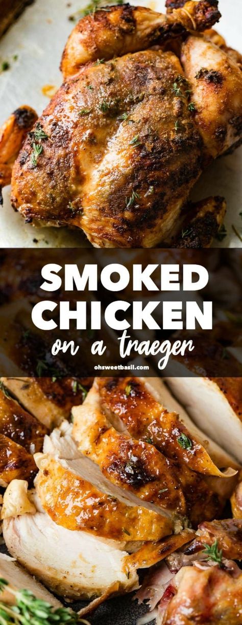 Traeger Whole Chicken, Smoked Chicken Thighs, Traeger Chicken, Dinner Pics, Chicken Tortillas, Smoked Chicken Recipes, Smoked Whole Chicken, Masterbuilt Smoker, Homesteading Recipes