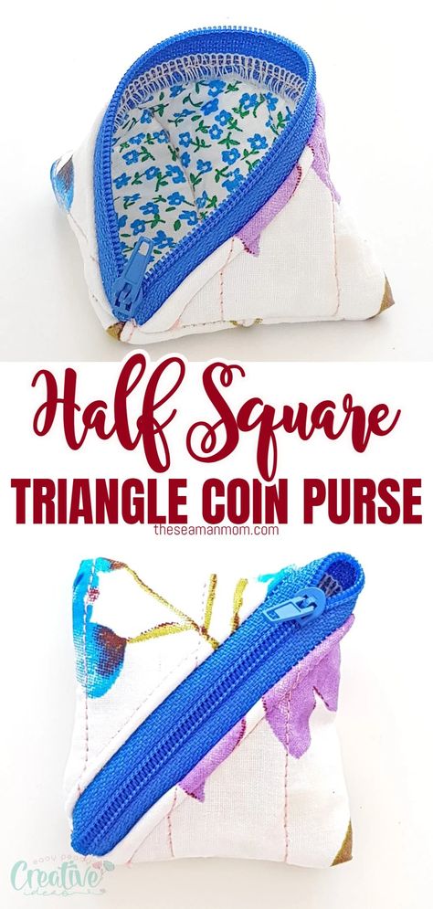 Coin Purse Sewing, Sew Accessories, Purse Patterns Free, Coin Purse Pattern, Purse Sewing, Coin Purse Tutorial, Wallet Sewing Pattern, Sewing Creations, Purse Sewing Patterns