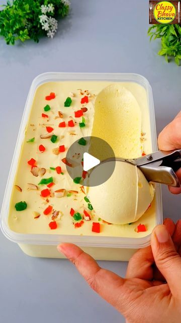 Indian Ice Cream Recipes, Making Ice Cream At Home, Home Made Ice Cream Recipes Easy, How To Make Ice Cream At Home, Home Made Ice Cream Recipes, Kulfi Ice Cream, Custard Ice Cream Recipe, How To Make Custard, Indian Ice Cream