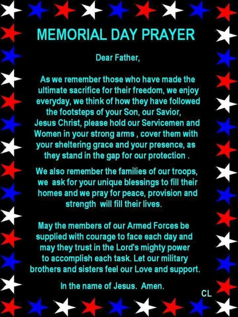 MEMORIAL DAY PRAYER Memorial Day Prayer, Happy Memorial Day Quotes, Memorial Day Message, Christian Country, Memorial Day Quotes, Prayer Pictures, American Legion, Pray For Peace, American Symbols